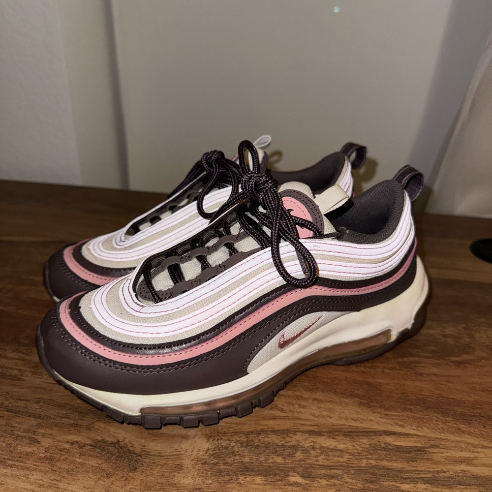 Nike Air Max 97 W6/4Y Sneakers Pink and Brown